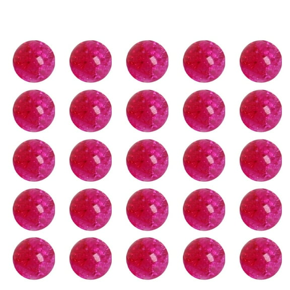 FRCOLOR Rosy Glass Beads for DIY Jewelry Making Creative Accessories Ideal for Bracelets Necklaces 10mm 40 Count