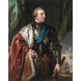 thumbnail image 2 of West, Benjamin 12x14 White Modern Wood Framed Museum Art Print Titled - George III, 2 of 4