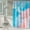 Blue, variant on Colourful Marble Shower Curtain, Watercolor Abstract Shower Curtain with 12 Hooks, Waterproof Fabric Shower Curtain for Bathroom Set Decor, Luxury Gold Line Marble Print, 72 x 72 Inch, Blush
