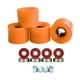 thumbnail image 2 of Paquete de 4 Ruedas de patines DYNWAVEMX Ruedas de skate Naranja, 2 of 8