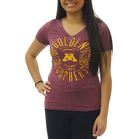 - Creative Apparel Women's NCAA Minnesota Golden Gophers Let's Go T-Shirt Tee