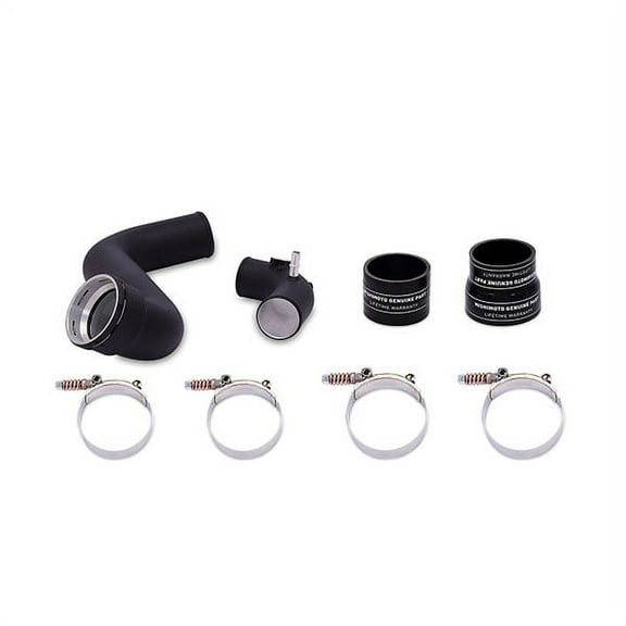 Mishimoto MMICP-F150-11CWBK Intercooler Pipe Kit Compatible With Ford F-150 3.5 EcoBoost 2011-2014 Wrinkle Black