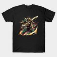 thumbnail image 1 of Retro Green Ranger Tommy Oliver Power Morphin Mighty Hero Unisex T-Shirt, 1 of 4