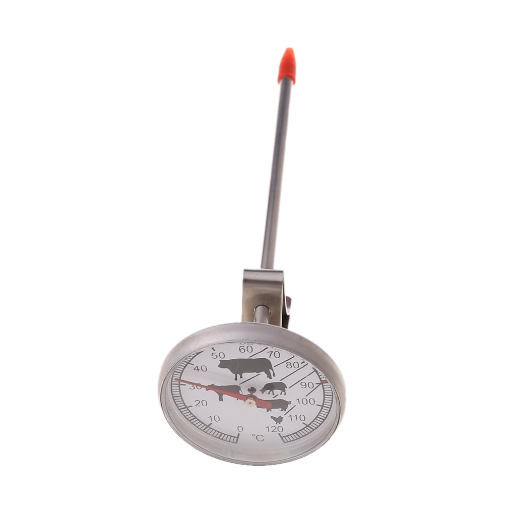 Stainless Steel Instant Read Probe Thermometer BBQ Food Cooking Meat Gauge 