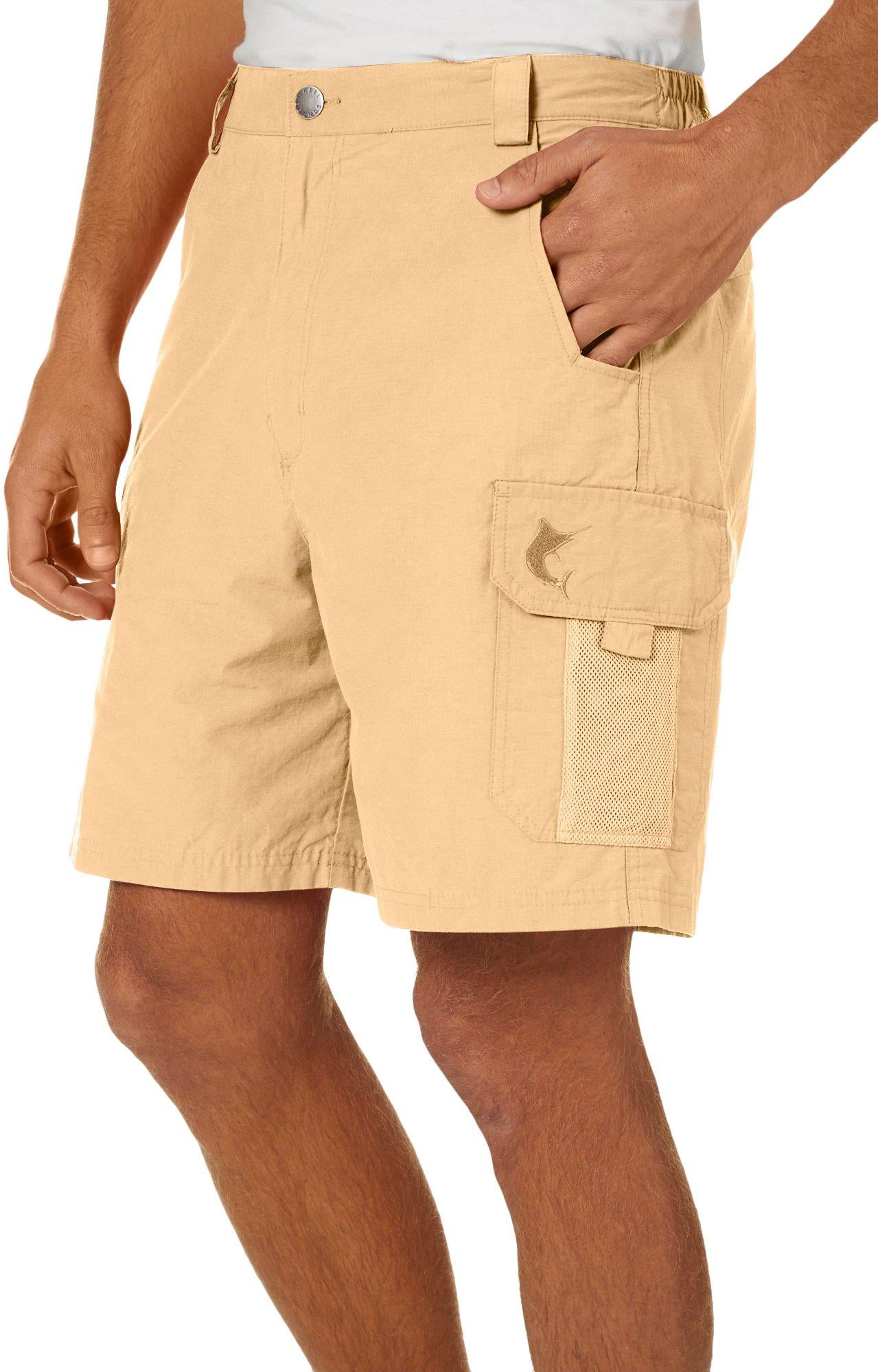 Reel Legends Mens Solid Tarpon Shorts 