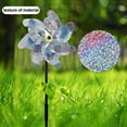 thumbnail image 6 of SPOORYYO 10-Pack Reflective Bird-Scaring Pinwheels - Humane Garden Bird Repellent and Decorative Outdoor Device to Protect Crops, Orchards, and Gardens from Birds, 6 of 9