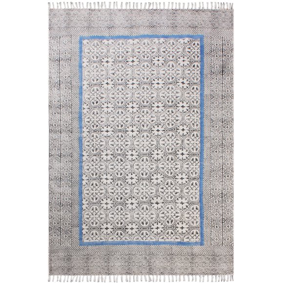 Casavani Dining Room Floor Rug Outdoor Rug, Black 11x11 ft
