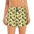 thumbnail image 2 of Rocae Roosters In Farm for Women's Athletic Shorts Workout Hiking Shorts Athletic Shorts for Running, Yoga, Gym, Sports-, 2 of 7