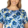 thumbnail image 4 of Larky Lark Womens Plus-Size Easy Fit Dress In Whimsical Daisy, 4 of 4