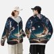 thumbnail image 4 of Fotbe Artistic Starry Sky Moon Book Chaqueta con Protección Solar UPF 50+ para Hombre y Mujer, Camisa con Capucha y Bolsillos-Medium, 4 of 7