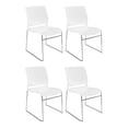 thumbnail image 1 of Set de 4 Sillas de Oficina para Visita Durables con Estructura de Acero, Modelo Delta, 1 of 4