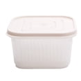 thumbnail image 1 of ENJOYW Double Layer Fruit Ginger Garlic Onion Drain Fridge Sealed Fresh-keeping Box Fresh-keeping Box, 1 of 7
