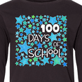thumbnail image 4 of Inktastic 100 Days of School Stars in Blue Long Sleeve Youth T-Shirt, 4 of 5