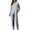 Light Ashy, variant on Soft Pajama Set for Women Long Sleeve Button Down Loungewear Two Piece Set with Pocket Pants
