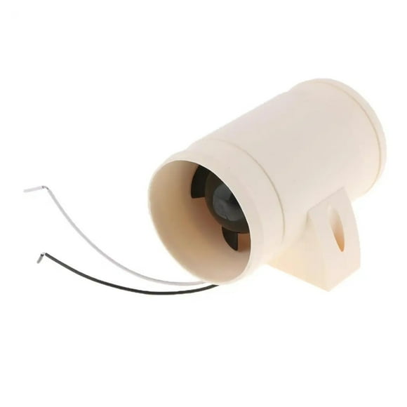 3 Inch Silent Inline Blower, 12V Cooling Fan Circulation In Ducting, Vents, Tents, White ,Durability and Easy Installation