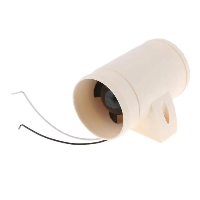 3 Inch Silent Inline Blower, 12V Cooling Fan Circulation In Ducting, Vents, Tents, White ,Durability and Easy Installation