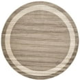 thumbnail image 1 of Unique Loom Tapis de Transition Contemporain Del Mar_dlm001, 8' Rond, Brun Clair/beige, 1 of 2