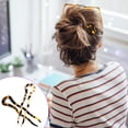 thumbnail image 4 of 2 Pcs Épingles à Cheveux en Forme de U Ondulées en Acétate Chignon, 4 of 8