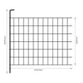 thumbnail image 3 of 4-Panel 10ft Garden Fence, 30x30 inch, Black, 4 Piece, 3 of 6
