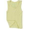 thumbnail image 5 of ToBeInStyle Girls' Pack of 4 Ultra-Soft Cotton Tank Tops w/ Ruffle Hem - Pastel - 12 Years Old, 5 of 5