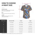 thumbnail image 4 of Honeii Colorful Butterfly1 Print Women's Classic V-Neck T-Shirt,Womens Fashion Tops,Stylish Everyday Top for Women, Casual Summer Spring Outfits Clothes-Medium, 4 of 5