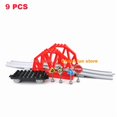 thumbnail image 1 of Rail Transport Big Size Building Blocks Creative Track Accessories Assemble Toys For Children Bricks Compatible City Train Set 9pcs long track, 1 of 6