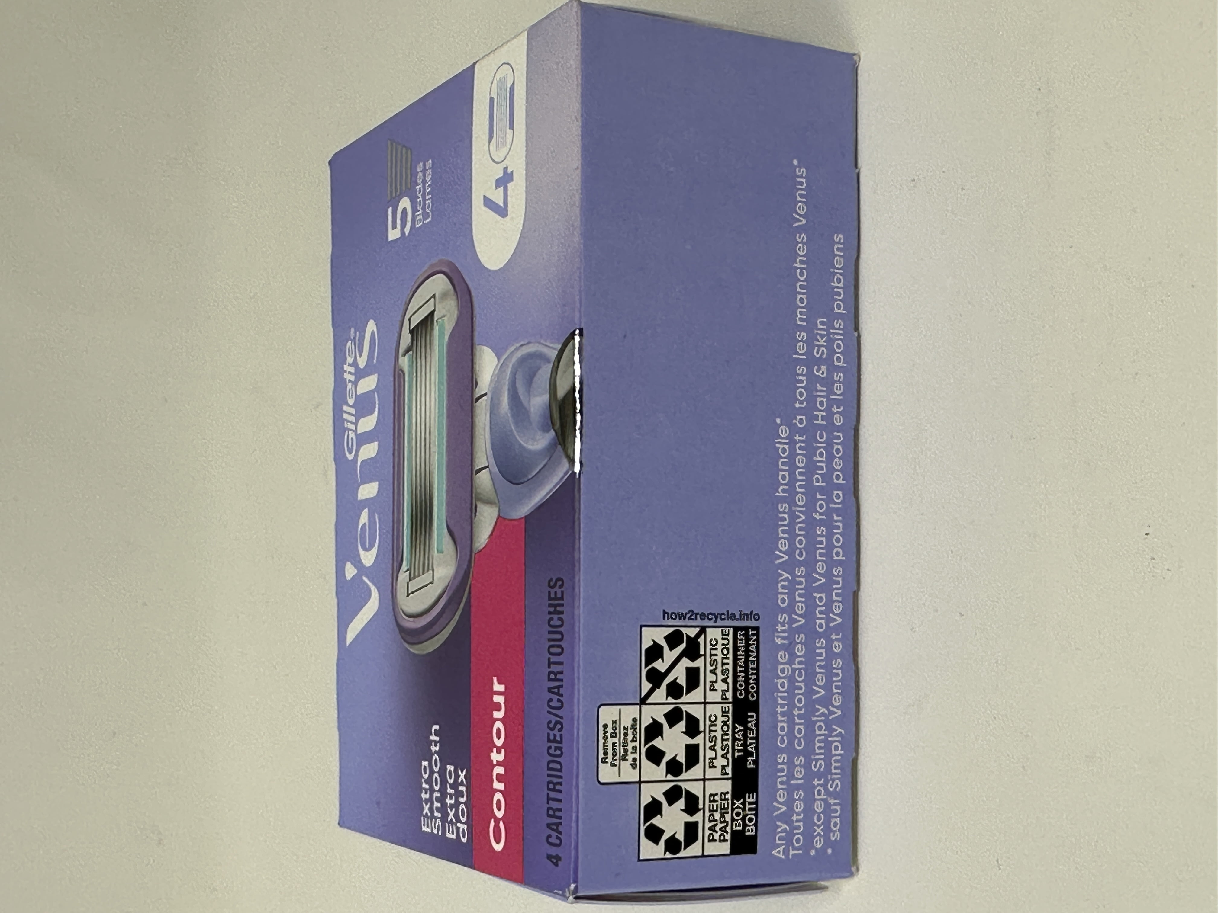 Gillette Venus Extra Smooth Swirl Women's Razor Blade Refills - 4 Count