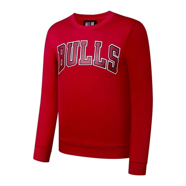 Sudadera FexPro México NBA Talla EG Cuello Redondo Chicago Bulls Roja