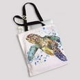 thumbnail image 2 of PKQWTM Sea Turtle Splash Canvas Shoulder Bags Handbags Tote Bags Shopping Bag, 2 of 2