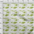 thumbnail image 2 of oneOone Georgette Viscose Light Green Fabric Geometric & Mandala Watercolor Quilting Supplies Print Sewing Fabric By The Yard 42 Inch Wide, 2 of 4