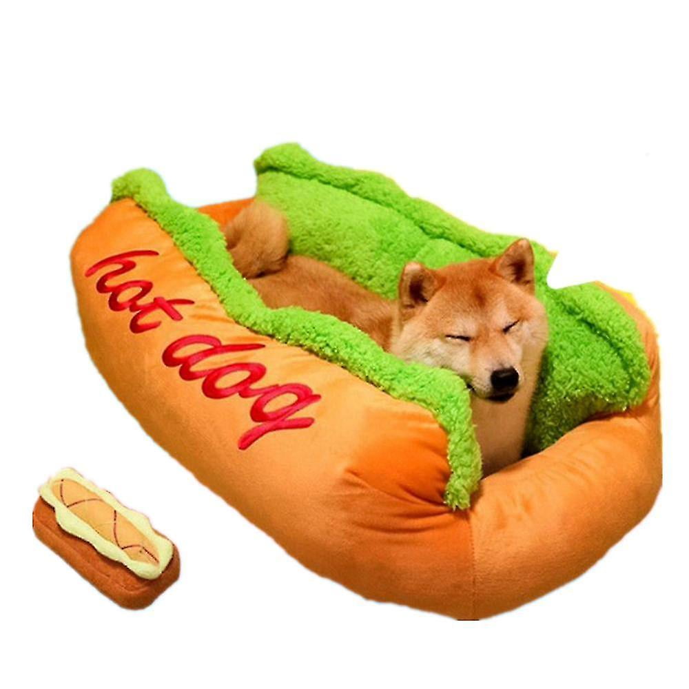 Hot Dog Design Pp Cotton Deep Sleep Beds For Small Dogs best Walmart