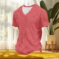 thumbnail image 6 of fatyb Big and Tall Men's V Neck T-Shirts Short Sleeve Casual Loose Tees Lightweight Mens Summer Tops, 6 of 7