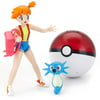 Pokemon Collectible Deluxe Trainers Action Misty With #116 Horsea
