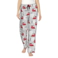 thumbnail image 2 of Lsque Trains Print Women's Pajama Pants, Lounge Pant - Comfortable Home Wear,Elastic Waistband, Stylish Design-Large, 2 of 9