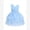 Blue, variant on Toddler Girls Butterfly Birthday Dress Ruffle Tulle Flower Girl Wedding Pageant Formal Party Dress Floral Shiny Butterfly for Photo Shoot 3-4T Rainbow Pink