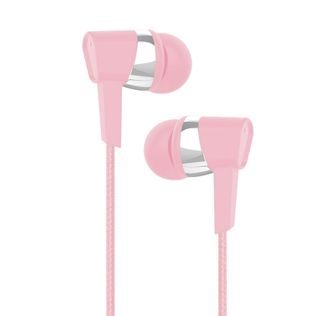 In-Ear Headphones with Mic 3.5mm Wired Stereo Bass for iOS Android Phones Laptops Gaming and Sports