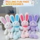 thumbnail image 5 of Pullable Extend Ears Bunny Plush Toy Cute Sensory Rabbit Plush Doll Stuffed Animal Charms Gift for Girls, Girlfriend, Friends, 5 of 5