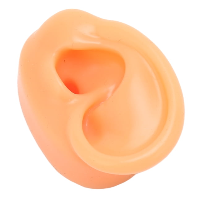 Authentique Oreille, Modèle d'Oreille Humaine Professionnelle Réutilisables Étanches Multi Buts pour Boucles d'Oreilles Affichage Gauche, Droite