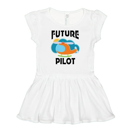 

Inktastic Future Pilot Helicopter Gift Baby Girl Dress