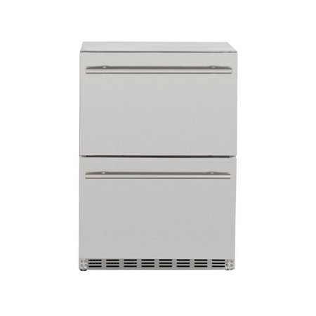 Summerset 24 5 3c Deluxe Outdoor Rated 2 Drawer Refrigerator