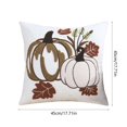 thumbnail image 3 of Decoraciones de Halloween, adornos de Halloween, regalos de Halloween, funda de almohada de calabaza, ambiente de Halloween, patrón de calabaza, arreglo de almohadas para sofá de sala de estar, funda, 3 of 6