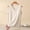 Beige, variant on Women's Solid Color Bamboo Viscose Pajama Tank Top V Neck Sleeveless Sleep T-Shirt Gray XXXL(XXXL)