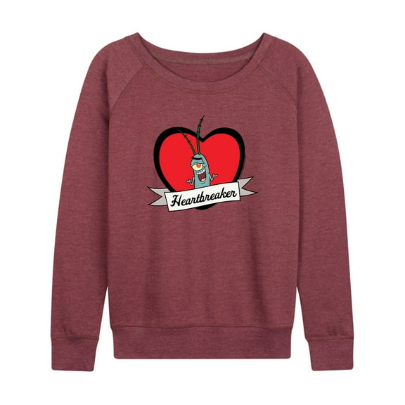 SpongeBob SquarePants - Heartbreaker - Women's Lightweight French Terry Long Sleeve Shirt