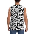 thumbnail image 4 of Balery Yin And Yang Camisetas sin mangas para hombre, absorbe la humedad y protege contra el mal olor.-XX-Large, 4 of 7