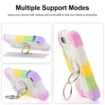 thumbnail image 4 of ELEHOLD Rugged Case for iPhone 16e 2025, with 360° Rotation Ring Stand, Military Grade Drop Shockproof Protection Full Body Heavy Duty Case for iPhone 16e 2025,Colorful Beige, 4 of 5