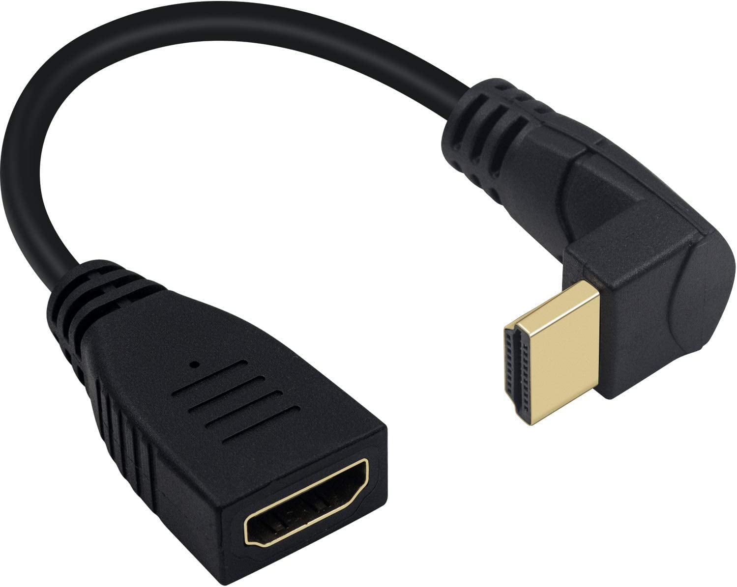 8K HDMI Extension Cable, Short 8K HDMI 90 Degree Male to Female HDMI 2.