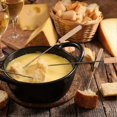 thumbnail image 5 of Set Of 6 Stainless Steel Fondue Forks With Wooden Heat Resistant 24cm, 5 of 5