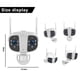thumbnail image 5 of Cámara de seguridad WiFi Protección de seguridad de doble lente Videovigilancia impermeable al aire libre Hogar inteligente Detección de movimiento de ángulo ultraancho de 180 °, 5 of 8