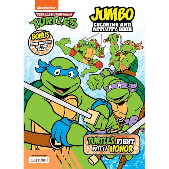 Teenage Mutant Ninja Turtles Jumbo Coloring Book, 64 Pages ISBN: 09781690256243