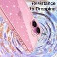 thumbnail image 5 of JETech Glitter Case for iPhone 16 6.1-Inch, Bling Sparkle Shockproof Phone Bumper Cover, Cute Sparkly for Women and Girls (Pink), 5 of 7